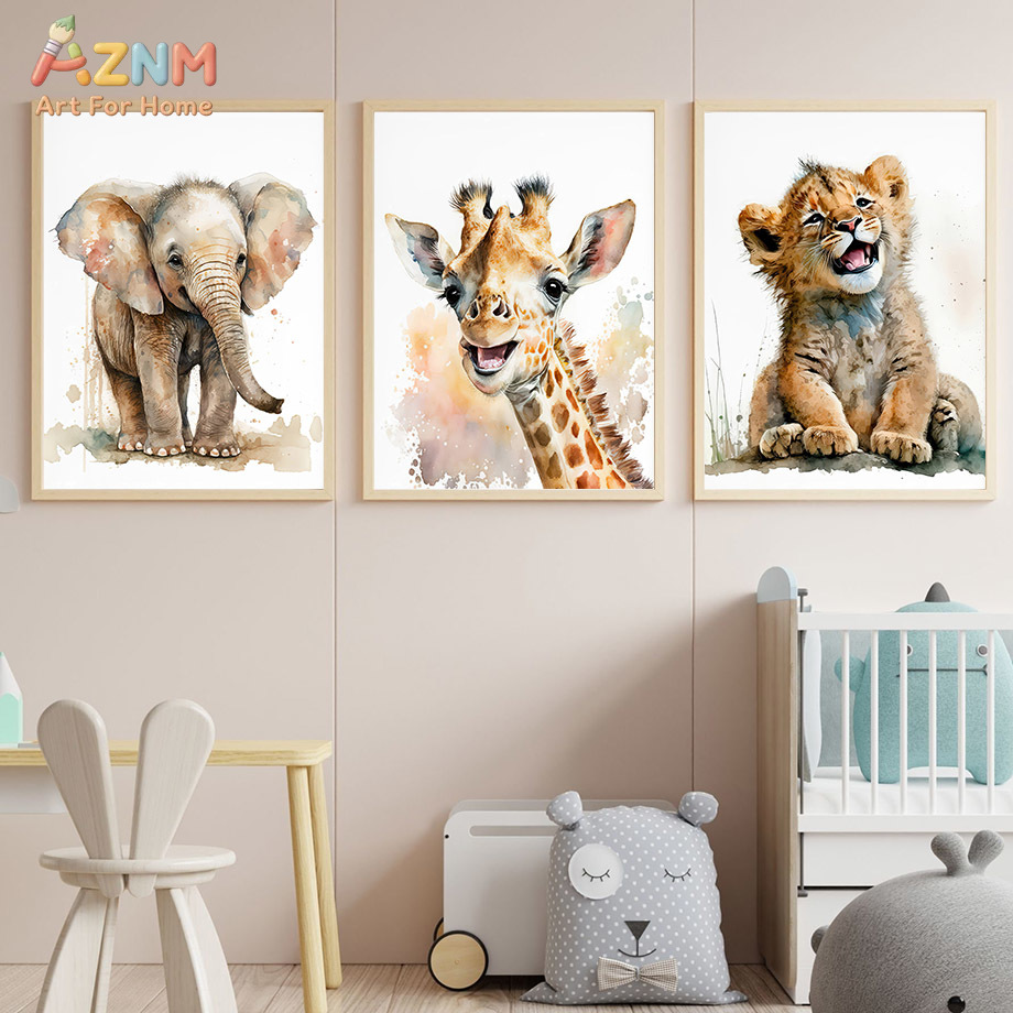 AZNm Quadro su tela con animal - Baby Zebra Nursery recensione e prezzo